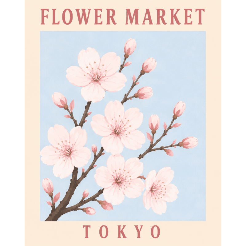 Tokyo bloemen