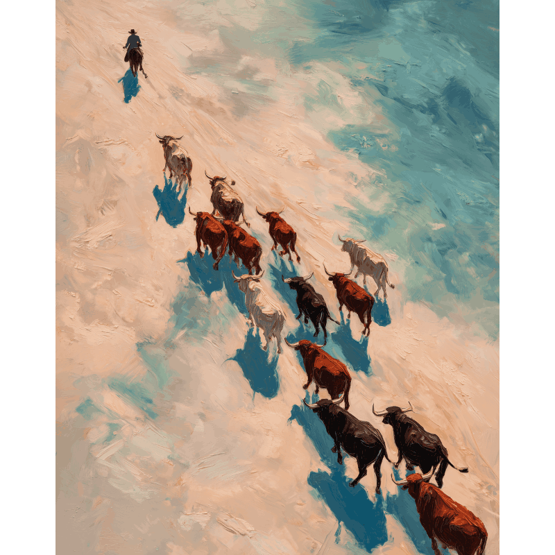 Western ranch - Schilder Op Nummers