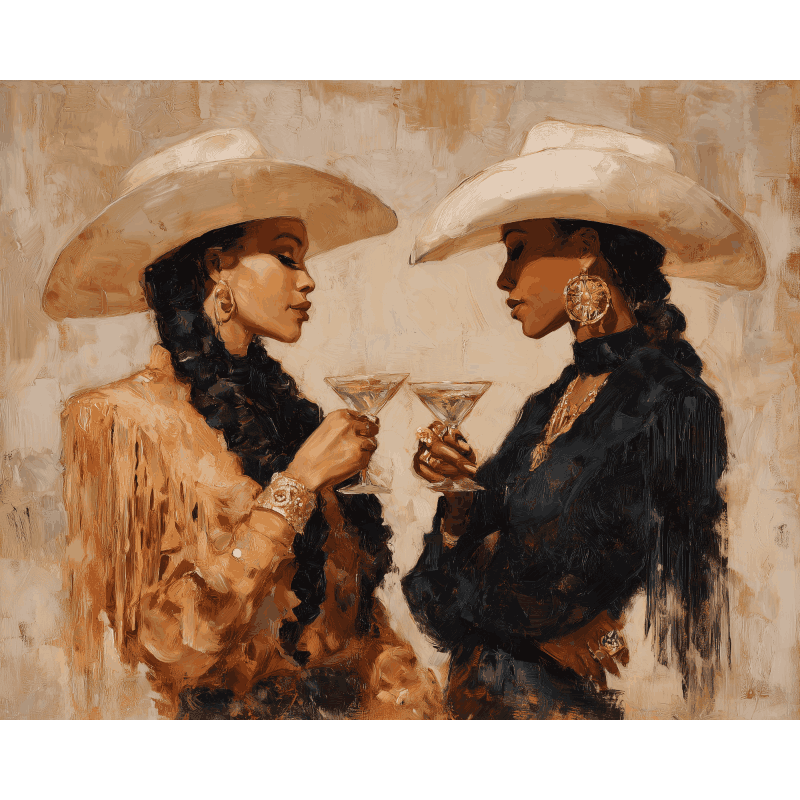 Western elegantie - Schilder Op Nummers