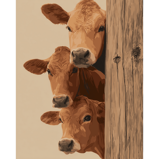 Boerderij trio - Schilder Op Nummers
