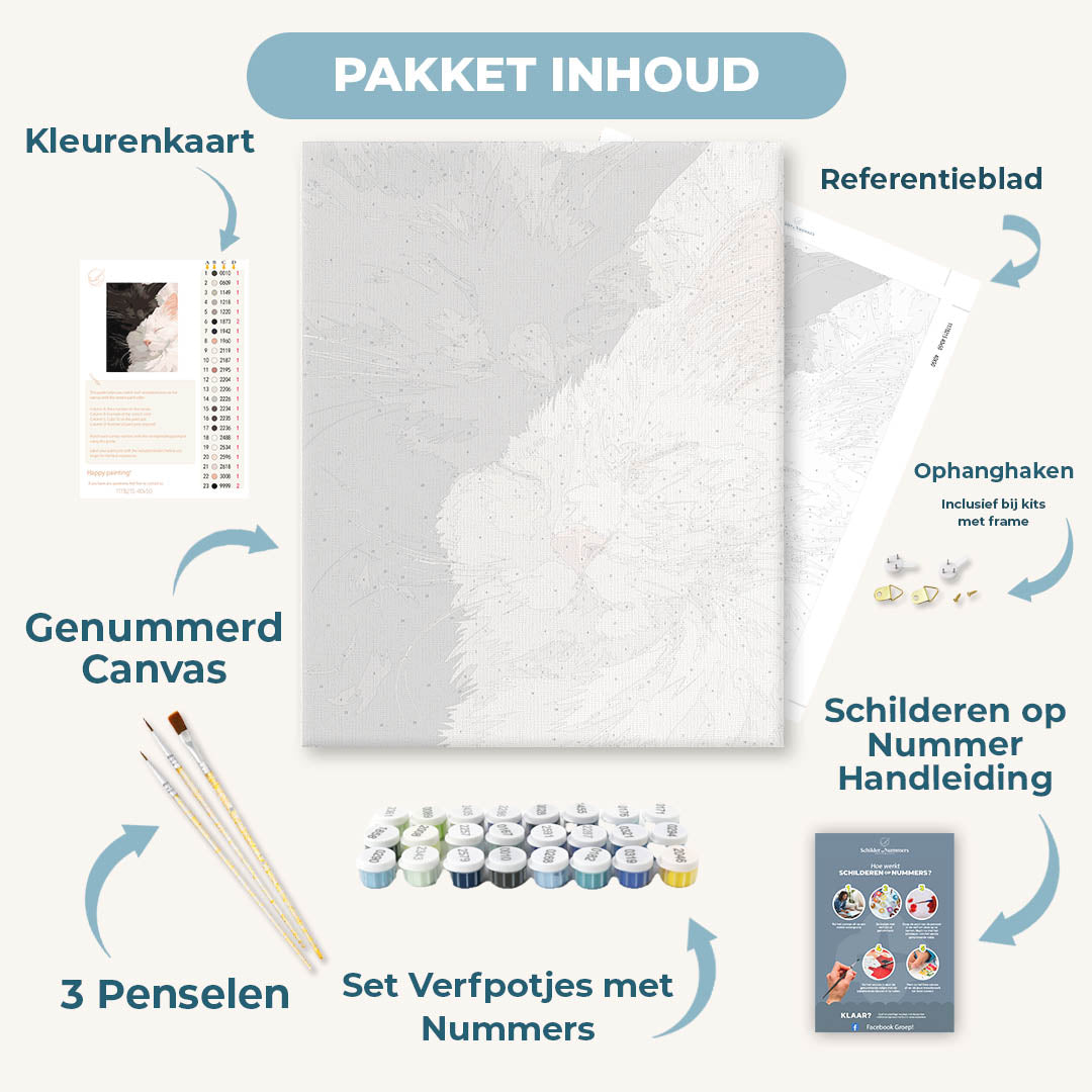 Zwart & wit fluweel