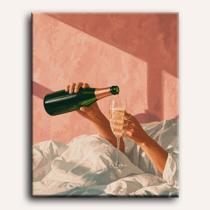 Bubbels in bed