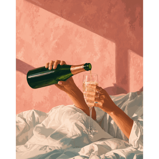 Bubbels in bed