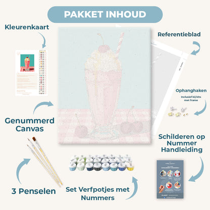 Retro milkshake