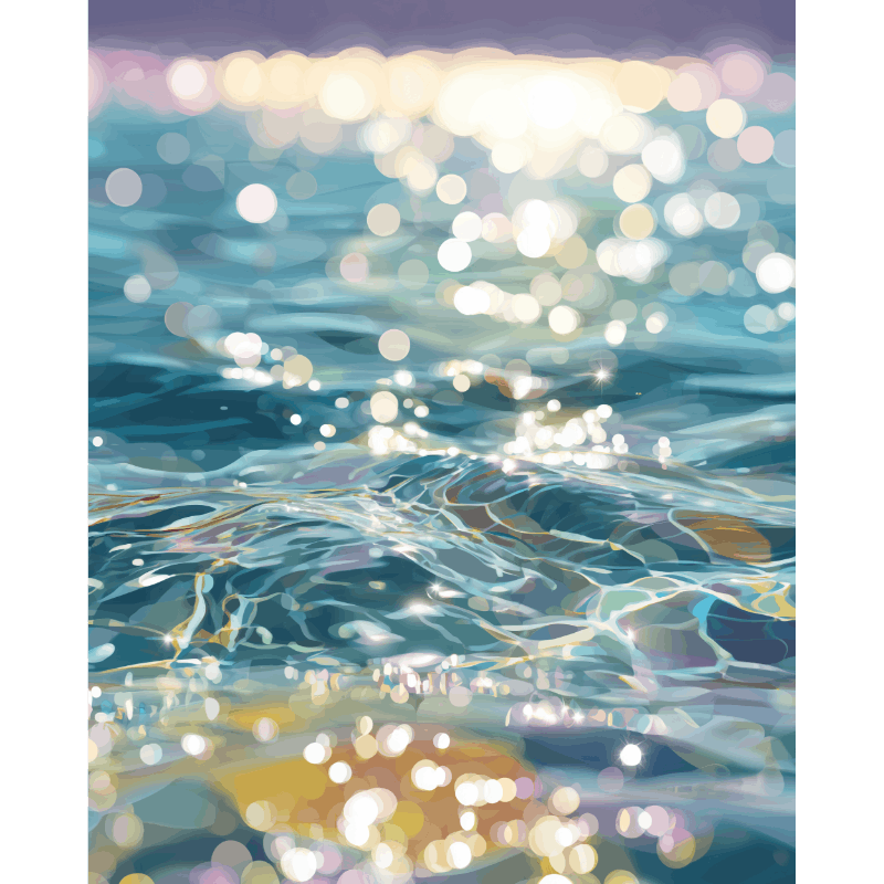 Glinsterende wateren