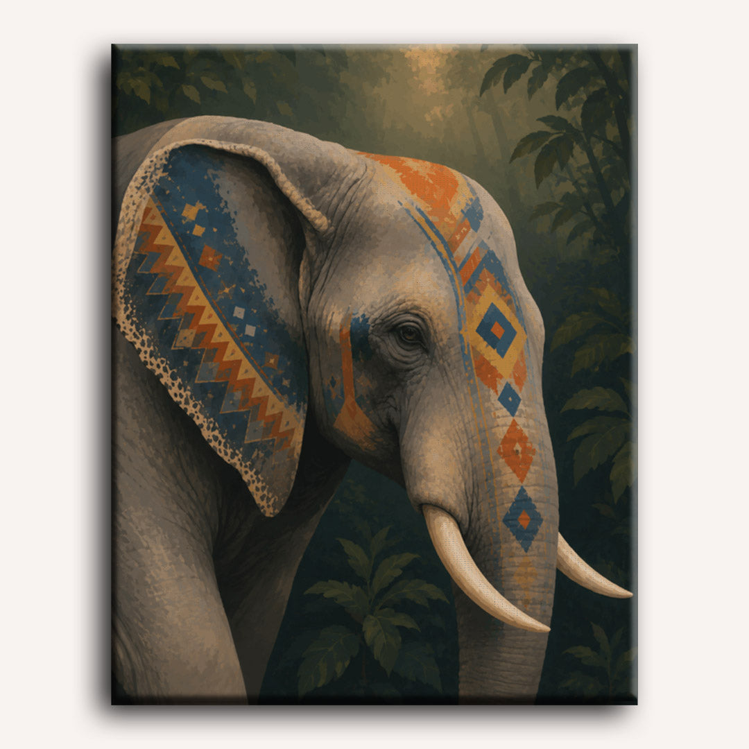 Versierde olifant