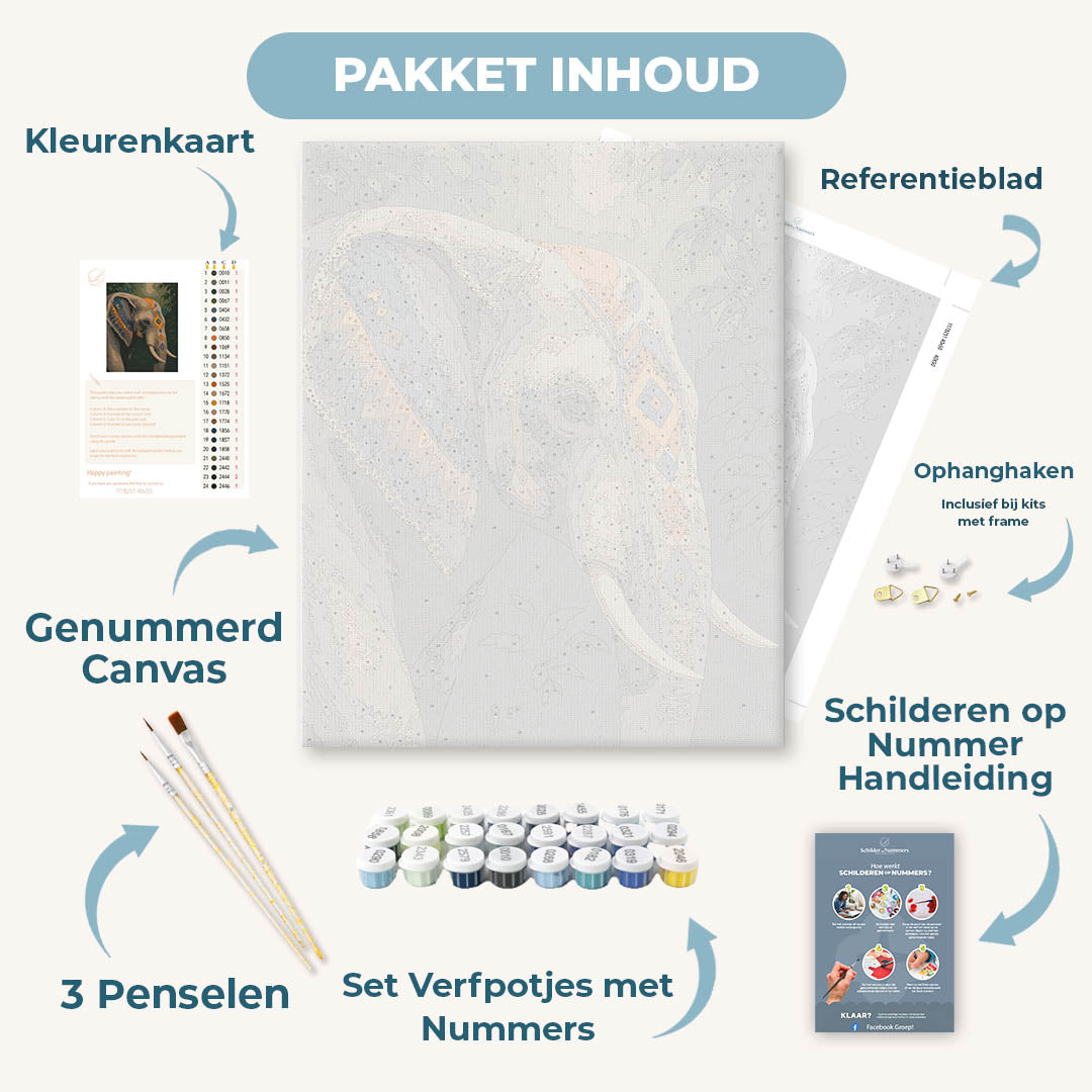 Versierde olifant