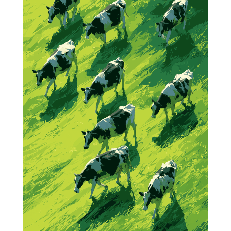 Groene weiden