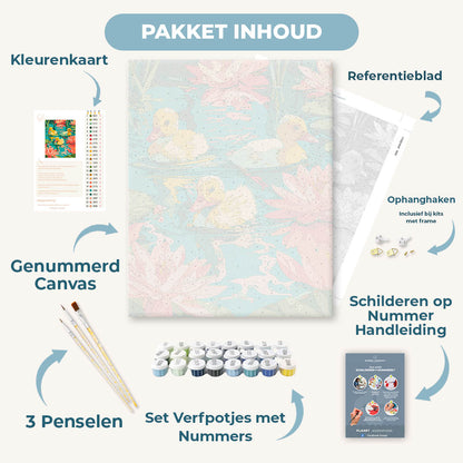 Drie gele eendjes