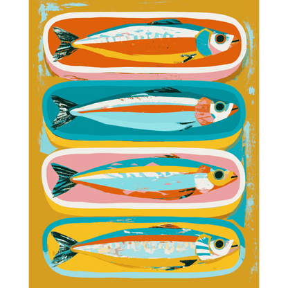 Vier sardines