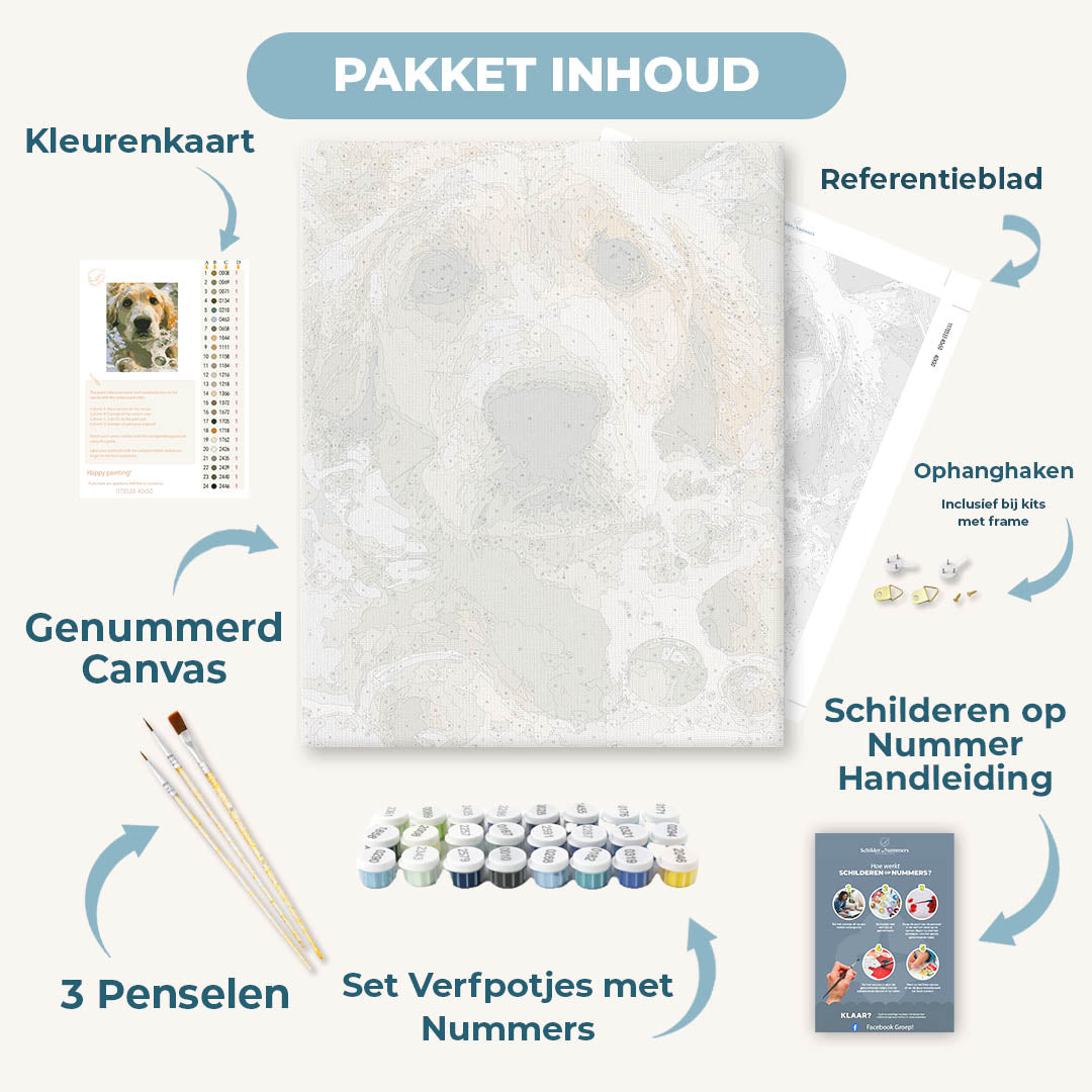 Zeepnatte golden retriever
