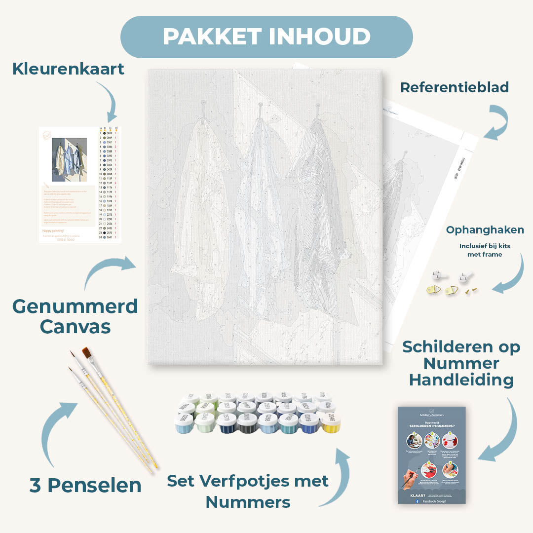 Hemden in het zonlicht