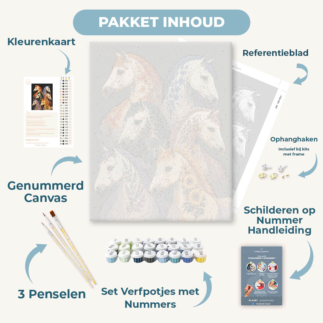 Paarden in bloei