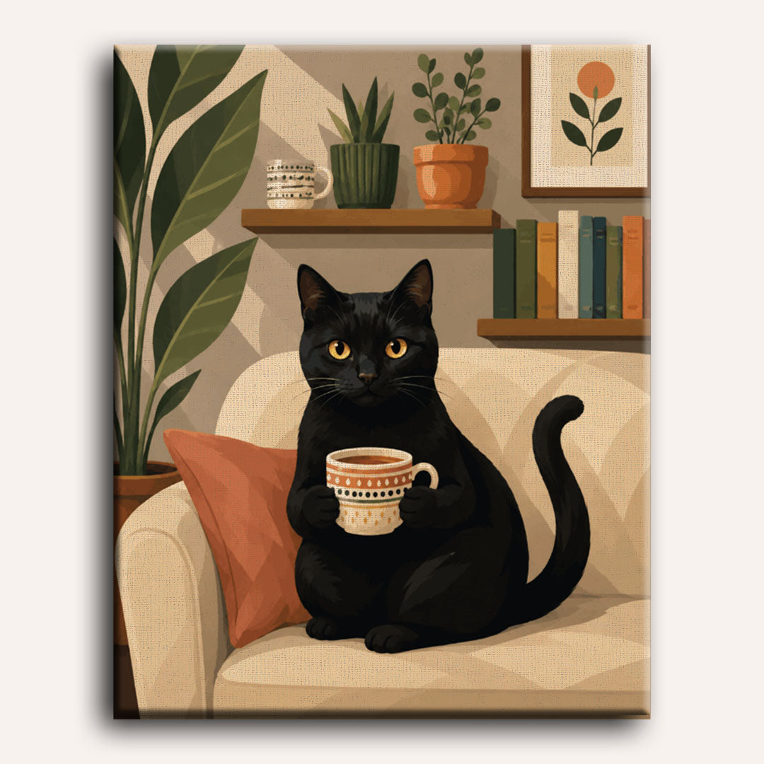 Koffie snorharen