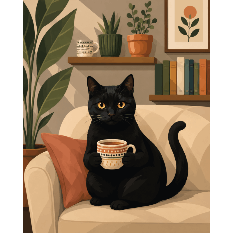 Koffie snorharen