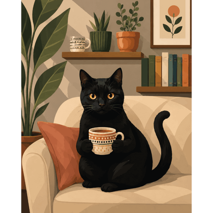 Koffie snorharen