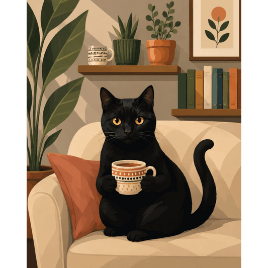 Koffie snorharen