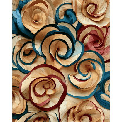 Papieren bloesems