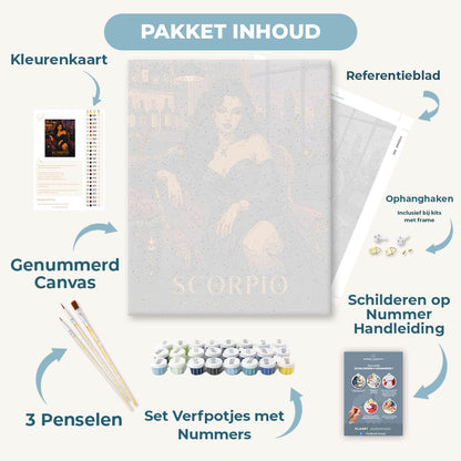 Schorpioen met een drankje