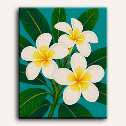 Frangipani bloemen