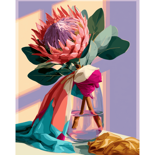 Bloeiende protea