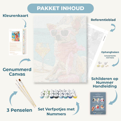 Chihuahua op vakantie