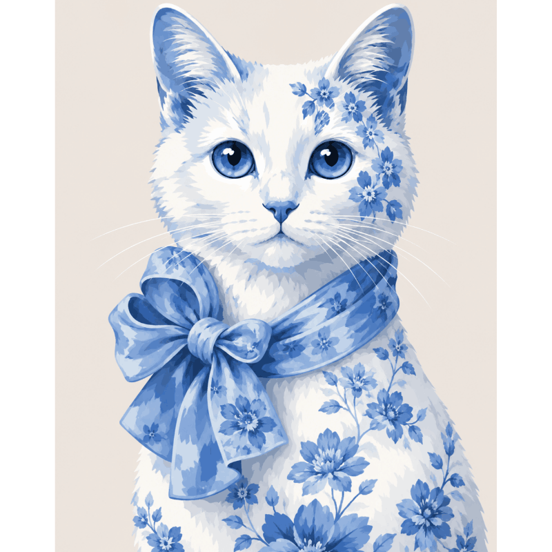 Delfts blauwe kitten