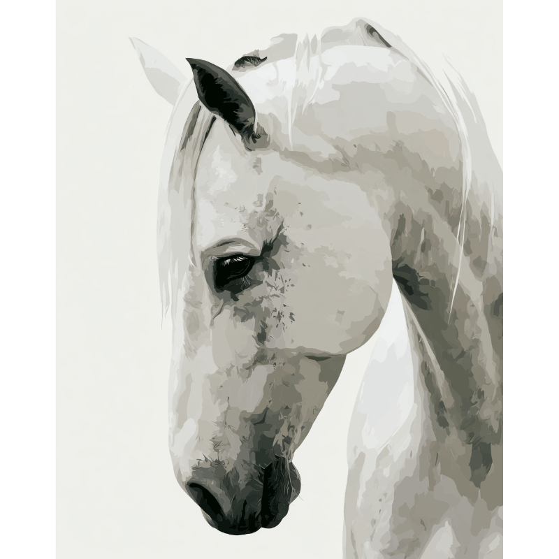 Wit paard