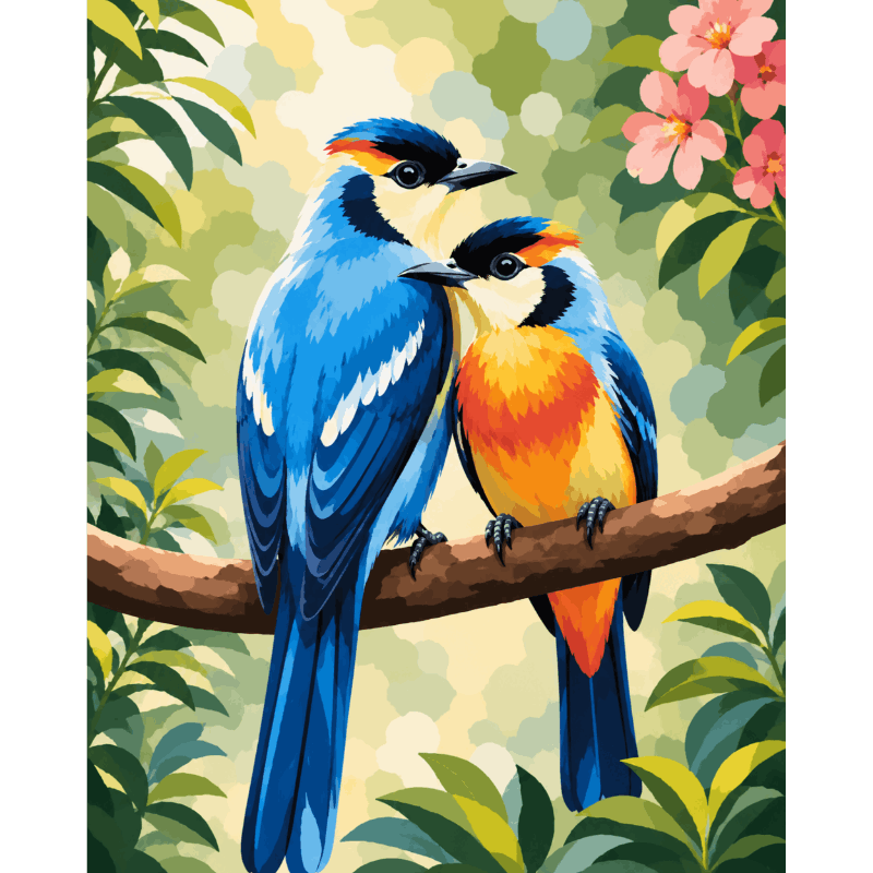 Zangvogel liefdes
