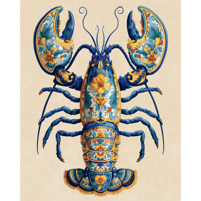 Italiaanse Majolica kreeft