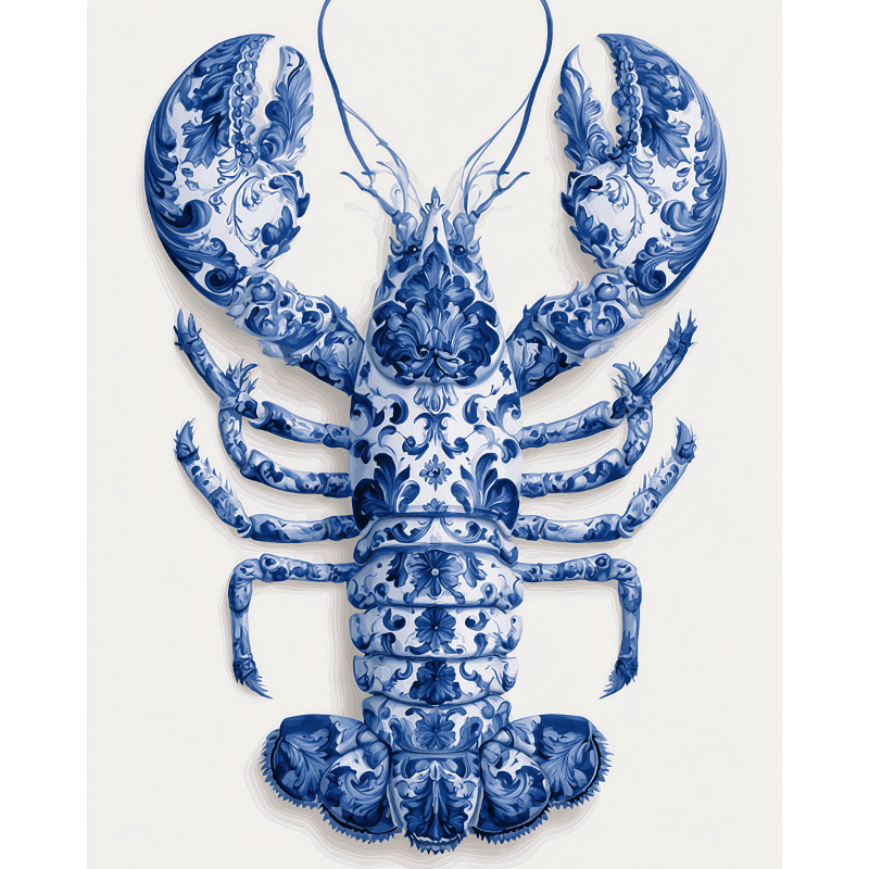 Portugese Azulejo kreeft