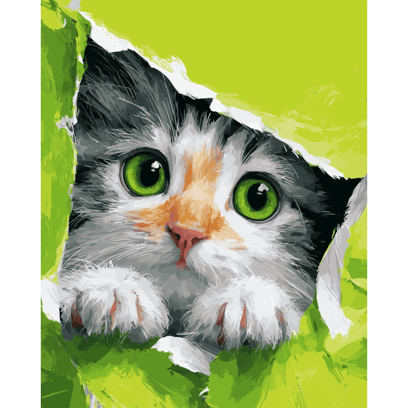 Glurende kitten
