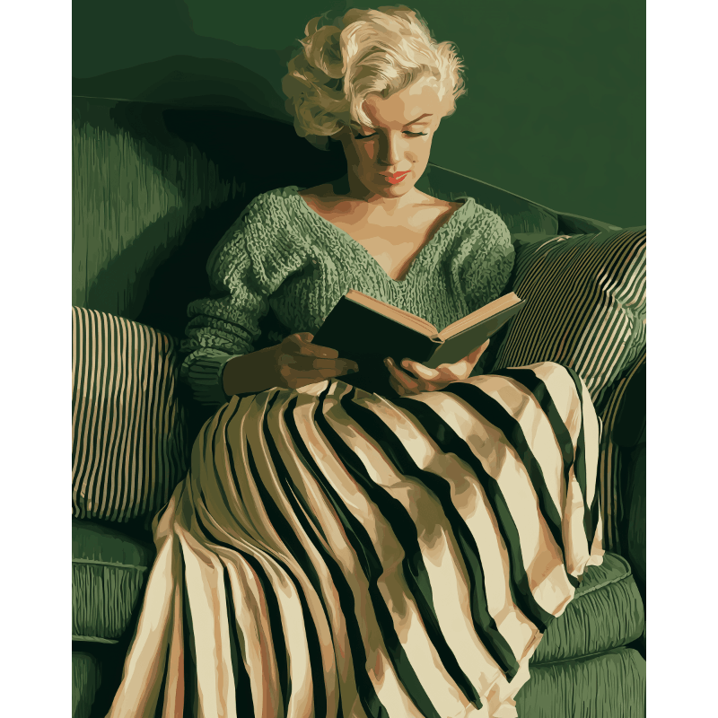 Lezende Marilyn