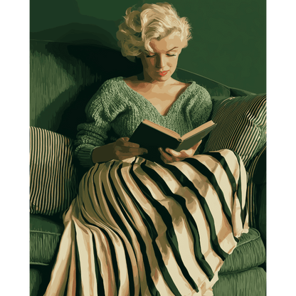 Lezende Marilyn