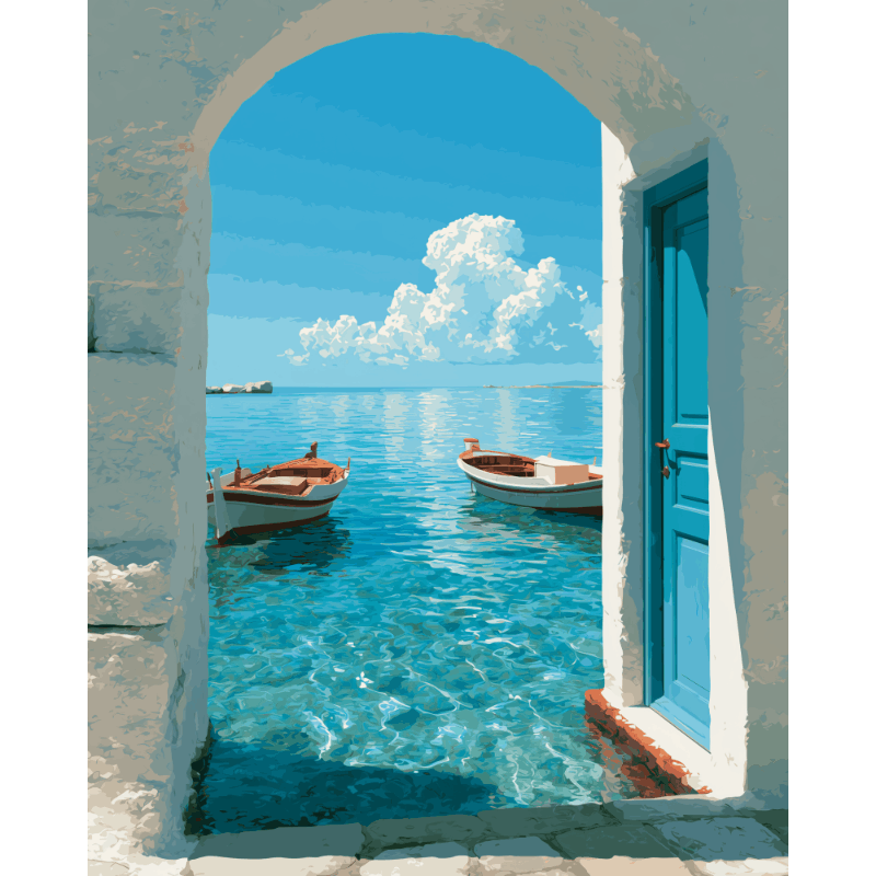 Mediterraanse deuropening
