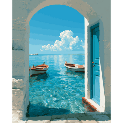 Mediterraanse deuropening