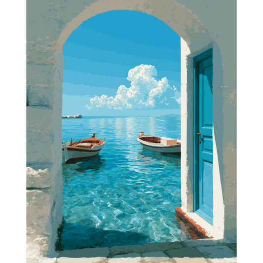 Mediterraanse deuropening