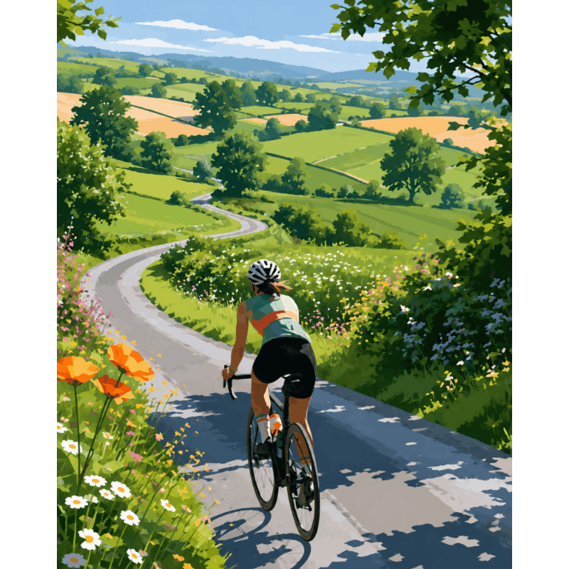 Zomers fietsen