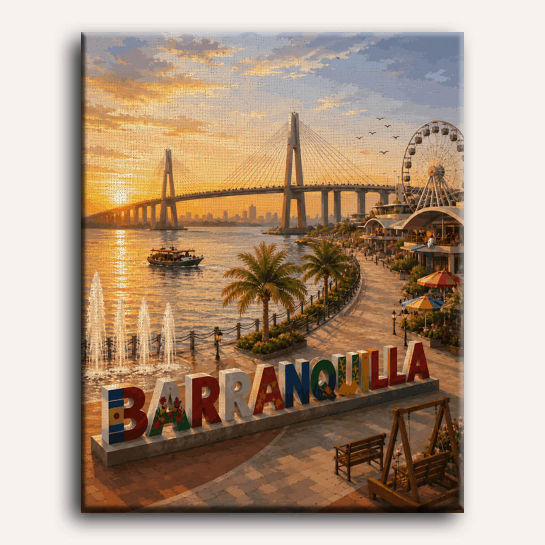 Barranquilla zonsondergang