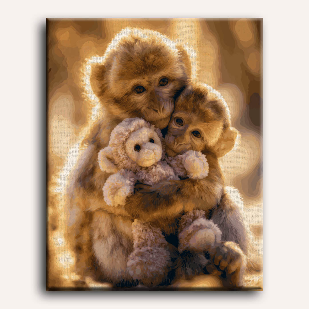 Familie knuffel