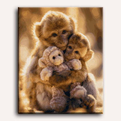 Familie knuffel