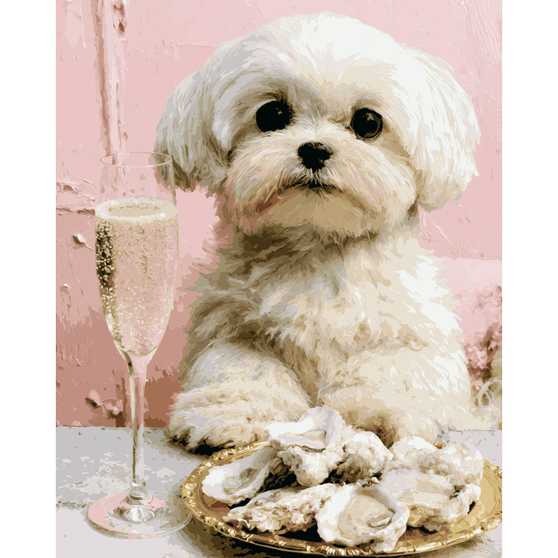 Puppy oesters lunch