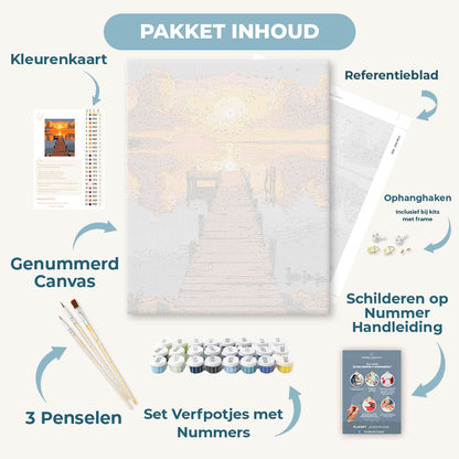 Zonsondergang sereniteit