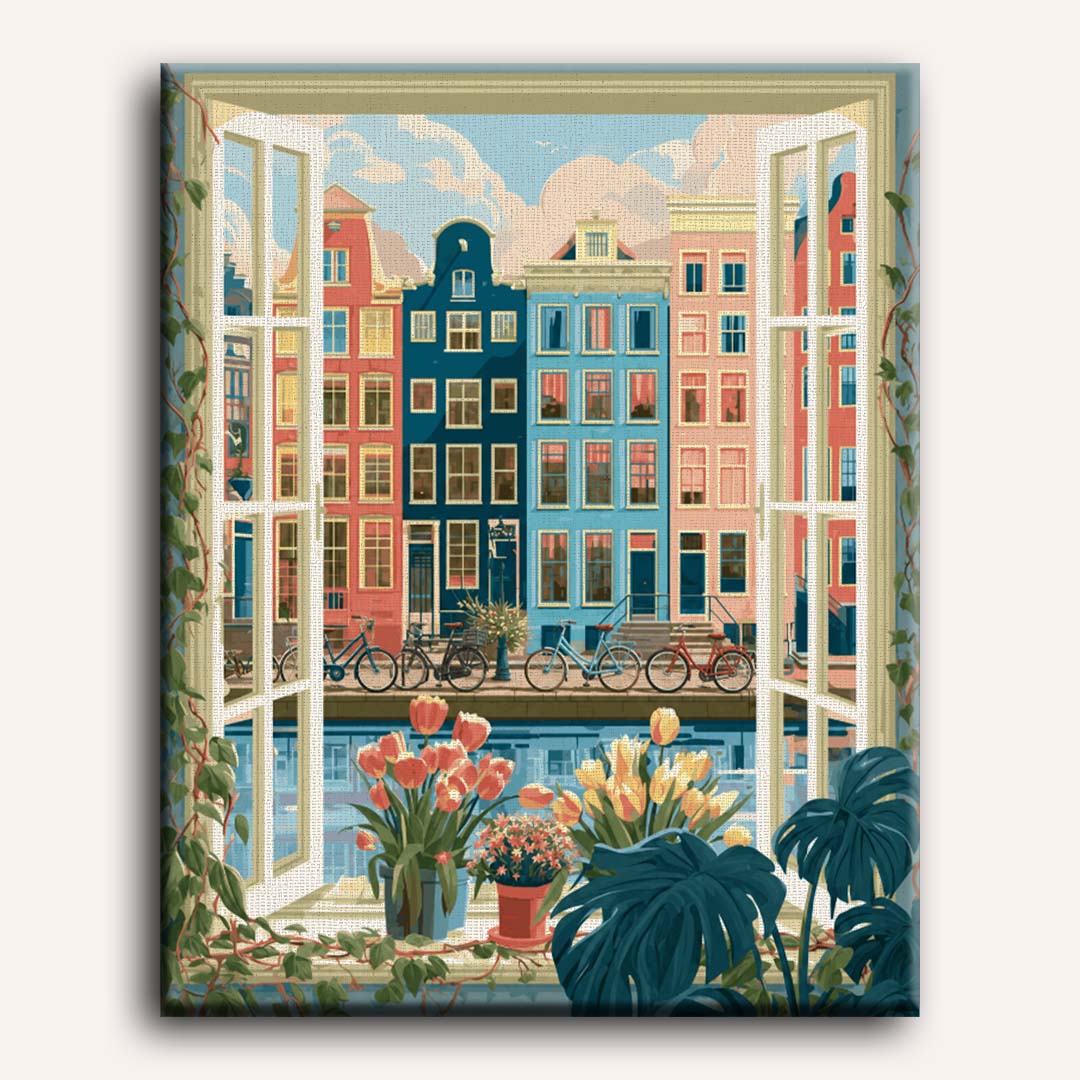 Raam op Amsterdam