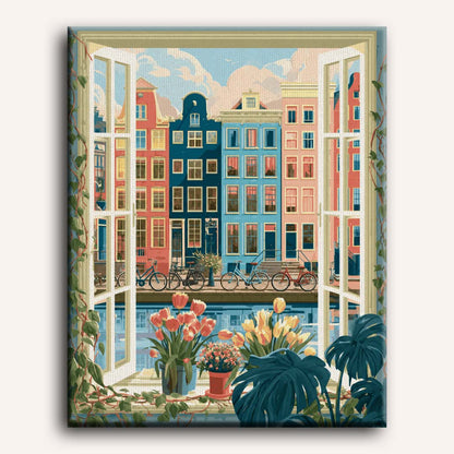 Raam op Amsterdam
