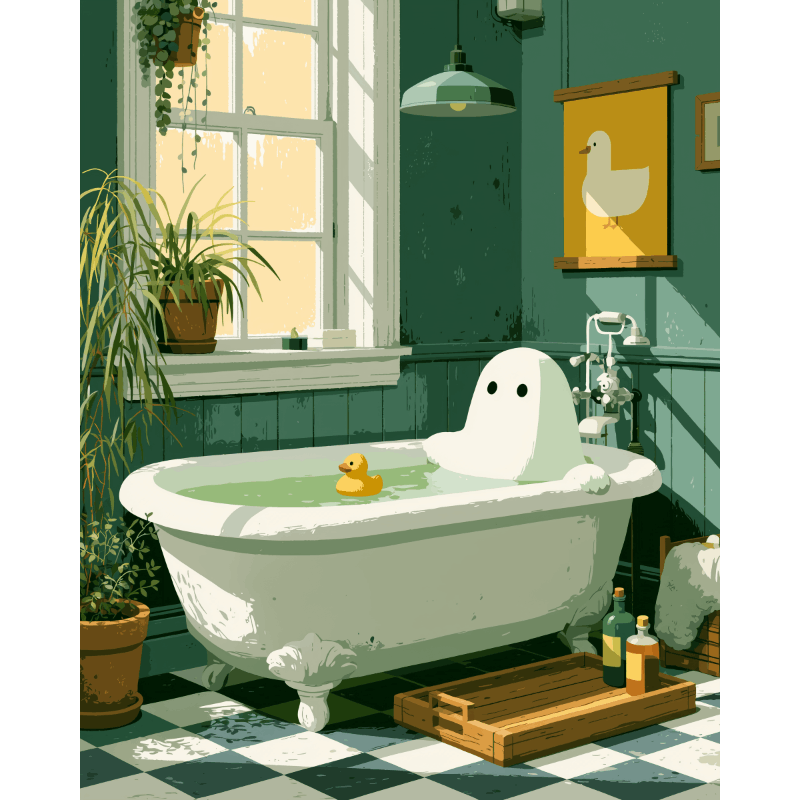 Ontspannend spook