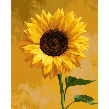 Enkele zonnebloem