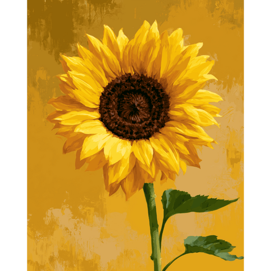 Enkele zonnebloem