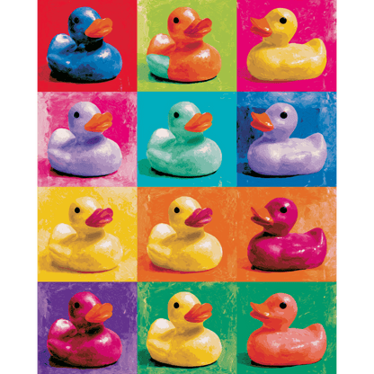Pop-art eenden