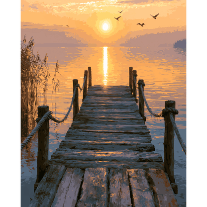 Houten steigers